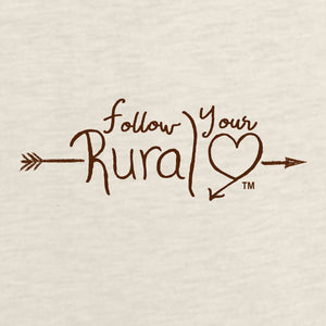 Rural Heart by Rene' Earnhardt - Brave Spirit Buck Deer Ladies 3/4 Raglan T-Shirt