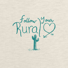Rural Heart by Rene' Earnhardt - Desert Dreaming Ladies cactus 3/4 Raglan T-Shirt