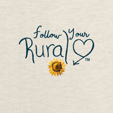 Rural Heart by Rene' Earnhardt - Beautiful Owl Ladies 3/4 Raglan Tri-Blend T-Shirt
