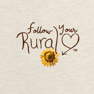 Rural Heart by Rene' Earnhardt - "Frank" the chicken Ladies 3/4 Raglan Tri-Blend T-Shirt