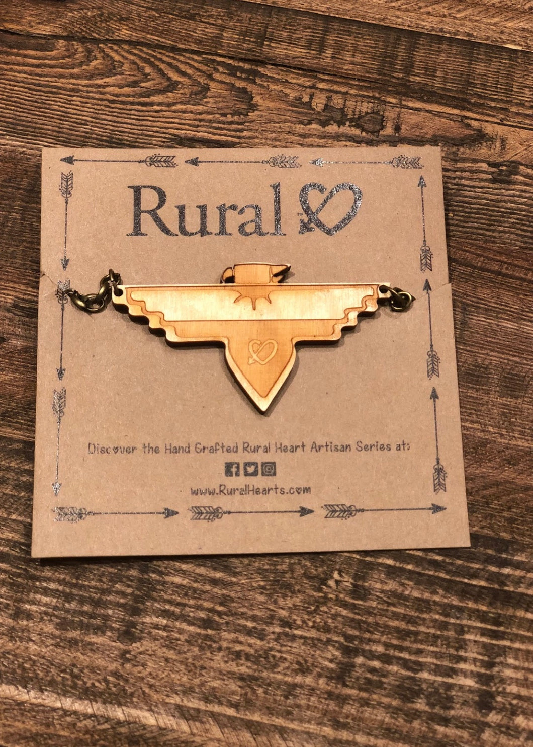 Cutout Thunderbird Necklace