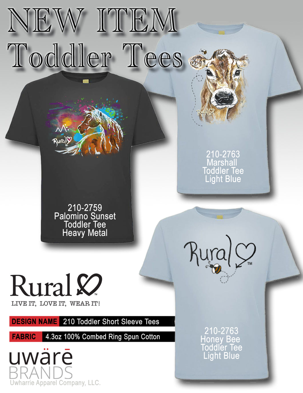 Rural Heart™ Toddler Tees