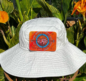 Rural Heart®️ by René Earnhardt “Compass” bucket hat featuring original art