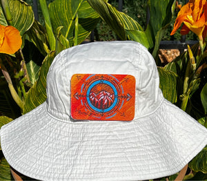 Rural Heart®️ by René Earnhardt “Compass” bucket hat featuring original art