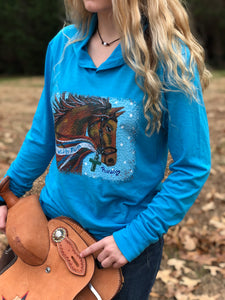 Rural Heart®️ by Rene Earnhardt “Ride with Faith” Hoodie