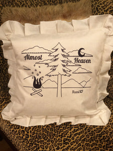 Rural Heart by Rene’ Earnhardt accessory slip cover pillows featuring original hand drawn art. Cardinal, nature and horse lovers.