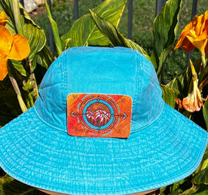 Rural Heart®️ by René Earnhardt “Compass” bucket hat featuring original art