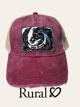 Rural Heart by Rene Earnhardt. “USA Strong” Horse Hat